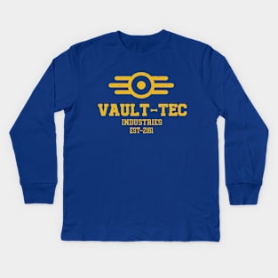 Vault Tec Industries Kids Long Sleeve T-Shirt